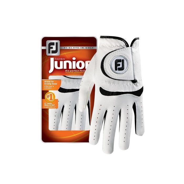 GUANTES DE GOLF BLANCOS PARA NIÑOS DIESTROS